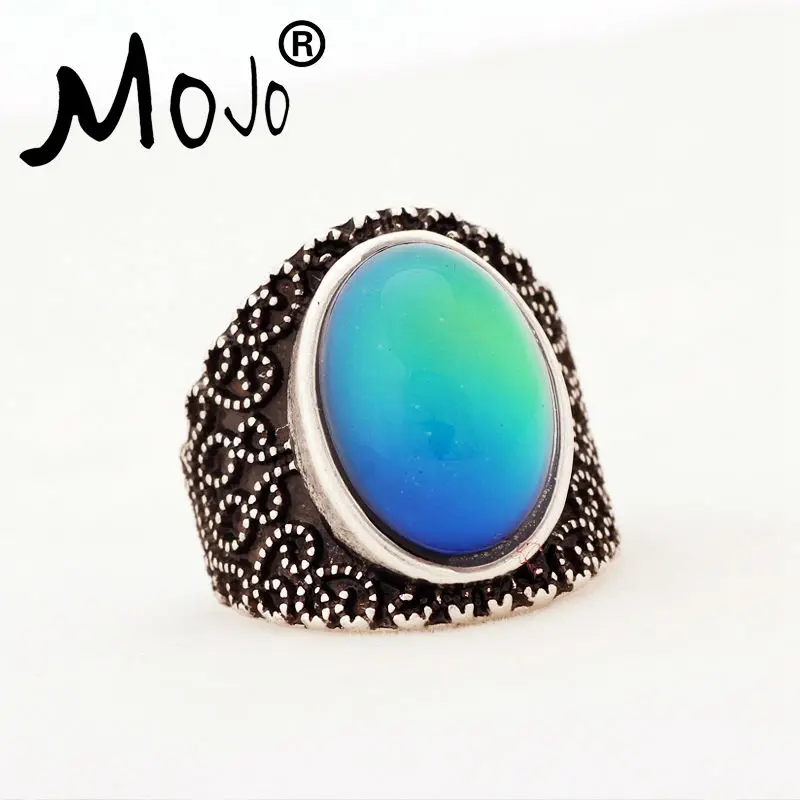 2PCS Vintage Ring Set of Rings on Fingers Mood That Changes Color Wedding Strength for Women Men Jewelry RS019-005 | Украшения и