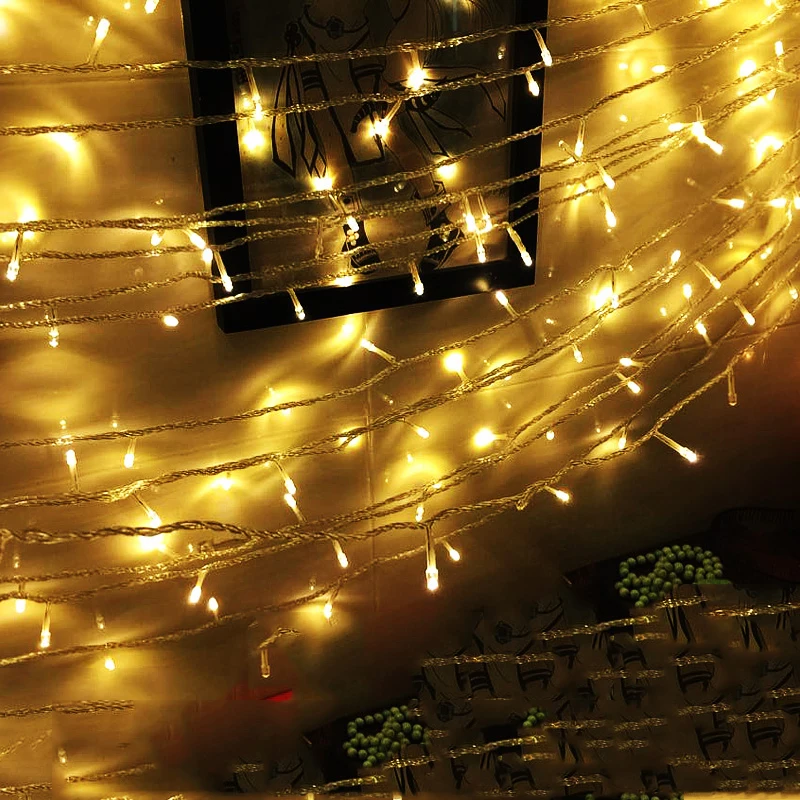 SPLEVISI Высокое качество 10 м 80 светильник праздничный светодиодный на батарейках s