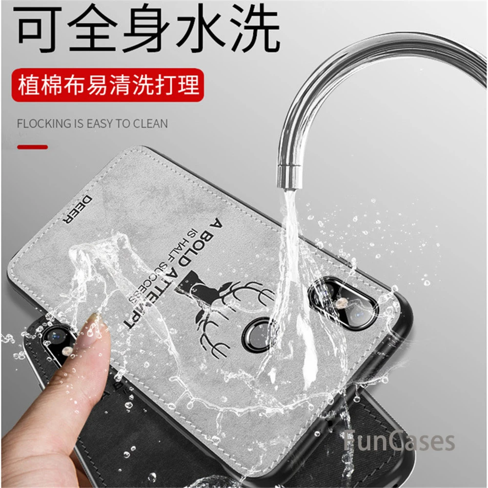 Ткань олень телефонные чехлы для спортивной камеры Xiao mi Pocophone F1 8 A2 Lite A1 5X на Red