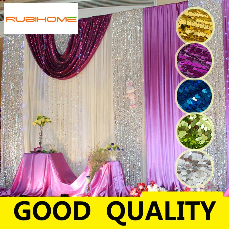 Wholesale(9 meters/lot) Synthetic Sequins Fabric Width 150cm For Concert Attire Costume Wedding Scene Layout Stage Cloth DIY | Дом и сад