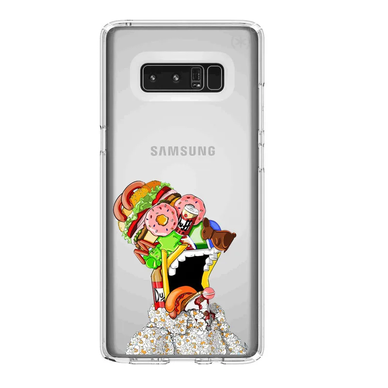 TPU Симпсон ТПУ мягкий чехол для samsung A30 A50 S10LITE S6 S9 S7 S8 S9PIUS S7EDGE 2018A8 A6 NOTE9 NOTE8 A8PIUS A6PIUS - Цвет: TPU