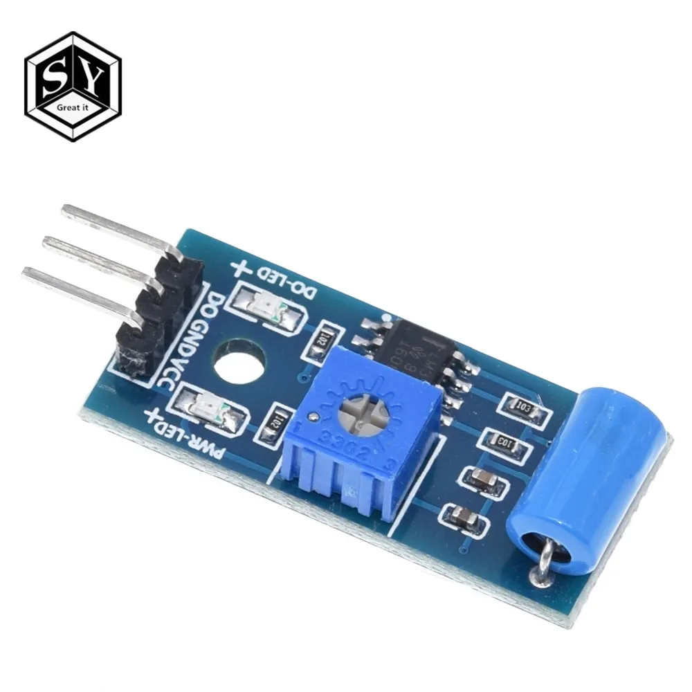 1 шт. отличный, нормально закрытый модуль датчика вибрации для Arduino