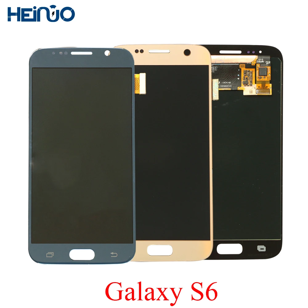 Оригинальный Super AMOLED ЖК дисплей Дисплей для SAMSUNG Galaxy S6G920 монитор G920F SM G920FD