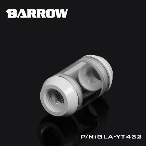 Barrow G1 / 4 "Белая водяная система охлаждения: двойной внутренний фильтр соединителей для компьютерного охладителя. GLA-YT432 on."