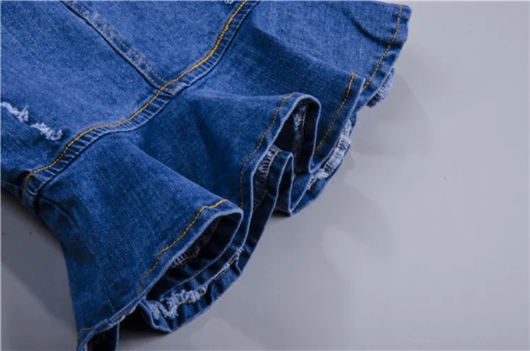 Girls Denim Skirts Summer Style Kids Clothes Toddler Girl falbala Jean Tutu Skirt Baby children fashion fish tail skirt | Детская одежда