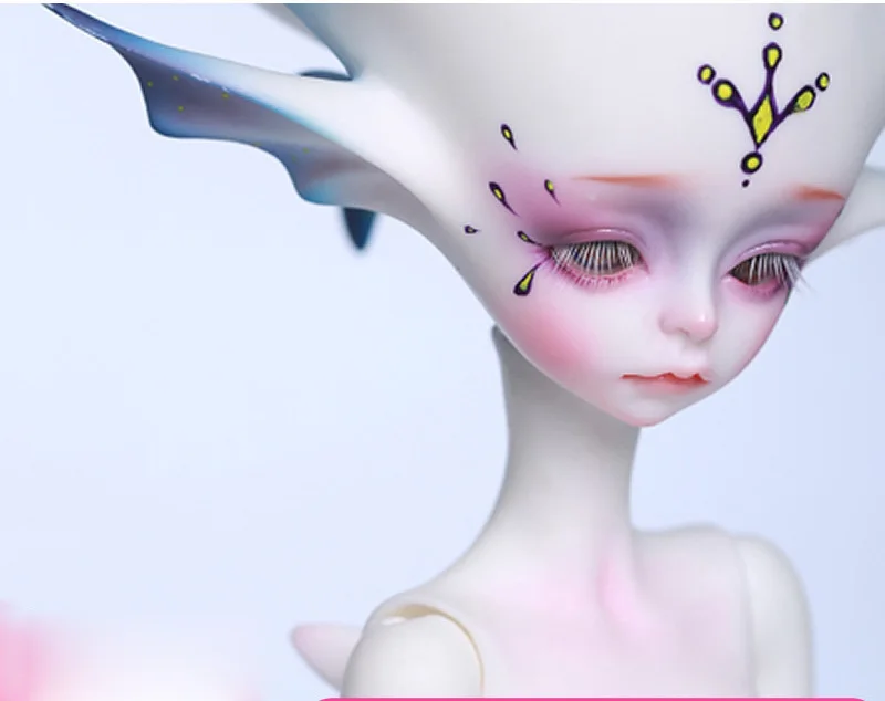 Масштаб 1/3 Обнаженная BJD Feman Elf девушка SD Кукла Смола Модель игрушка подарок не