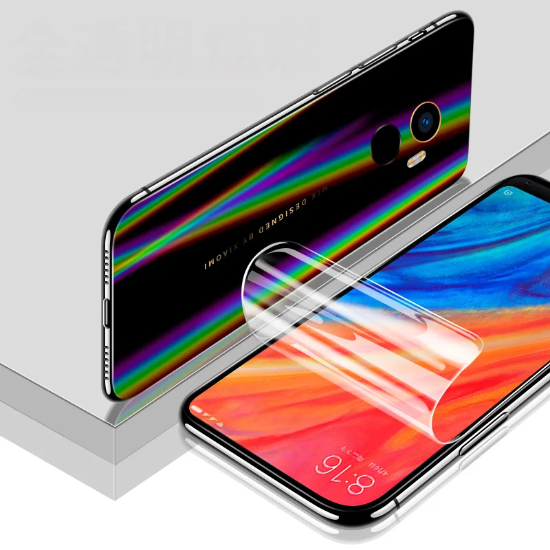 BFOLLOW 4D Экран протектор для Xiaomi mi 8/8 SE Lite/mi x 2/mi x 2 s 3 Аврора Назад Мягкая спереди фильм полный охват анти шок