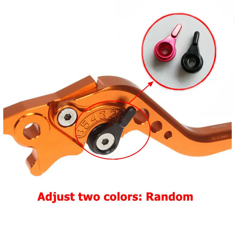 Многоцветные мотоциклетные двойные дисковые тормоза рычаг для скутера