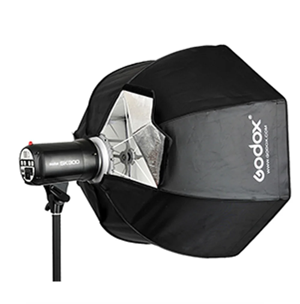 Godox SB-UE восьмиугольный зонтик софтбоксы 120 см портативный для вспышки Speedlite с Bowens крепление