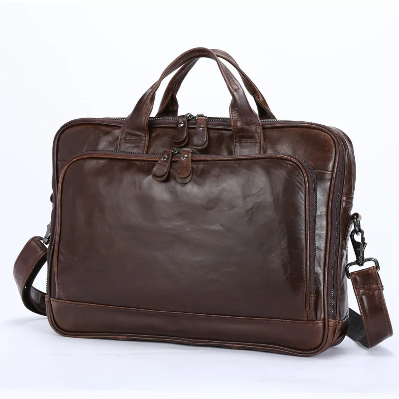 Мужская сумка-мессенджер ретро портфель винтажная сумка из натуральной воловьей