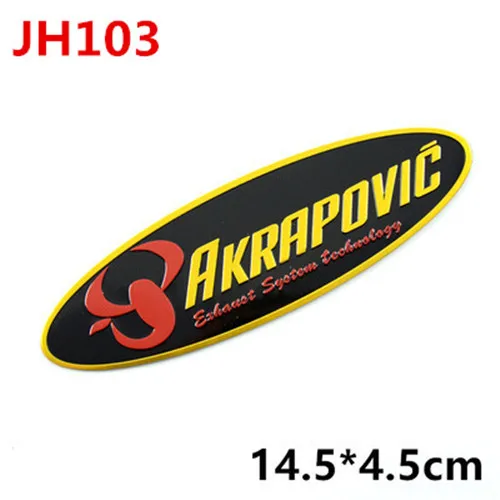 JH103 3D алюминиевая термостойкая наклейка на выхлопную трубу мотоцикла для Scorpio Yoshimura Akrapovic Two Brother Arrow MIVV Leovince - Цвет: JH103