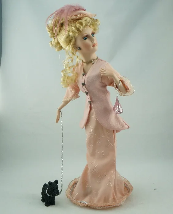 Женская кукла Cosette розовая для домашнего декора с реалистичным ангелом | Дом и сад