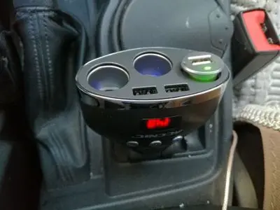 Accnic 3 в 1 Usb Автомобильное Авто-прикуриватели Монитор напряжения Автомобиль usb зажигалка прикуриватель автомобильный зажигалка Usb разветвитель прикуривателя