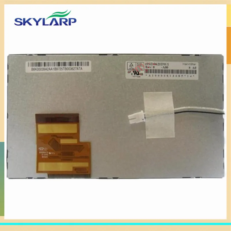 Skylarpu 6 2 дюймовый TFT ЖК экран (5 мм) для Hannstar HSD062IDW1 A00 A01 A02 GPS дисплей экранная панель