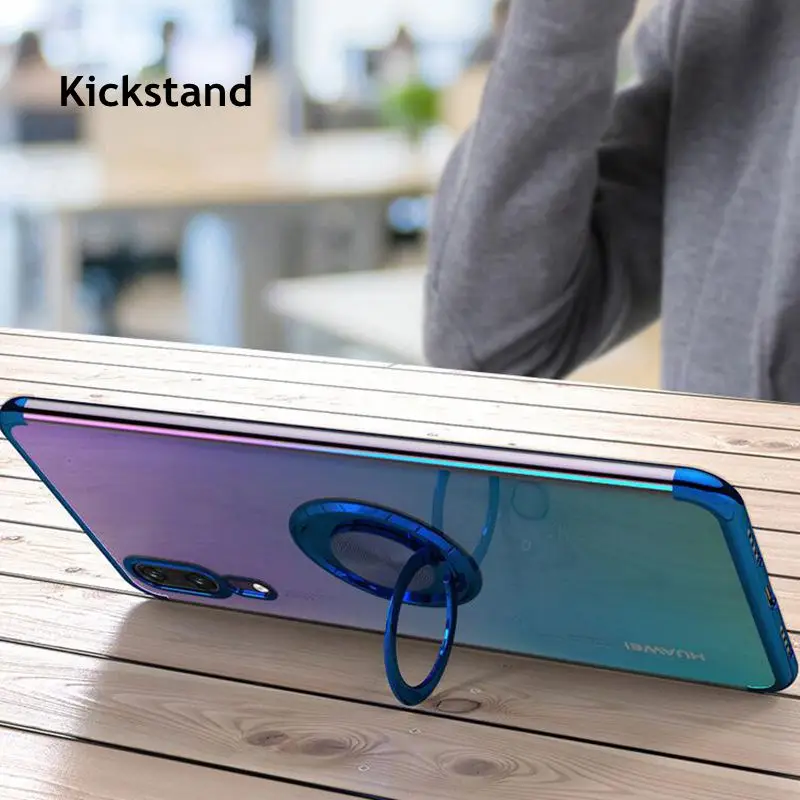 Чехол для Huawei p30 lite p20pro p10lite чехол с магнитным металлическим кольцом y9 2019 mate10 mate20 p20