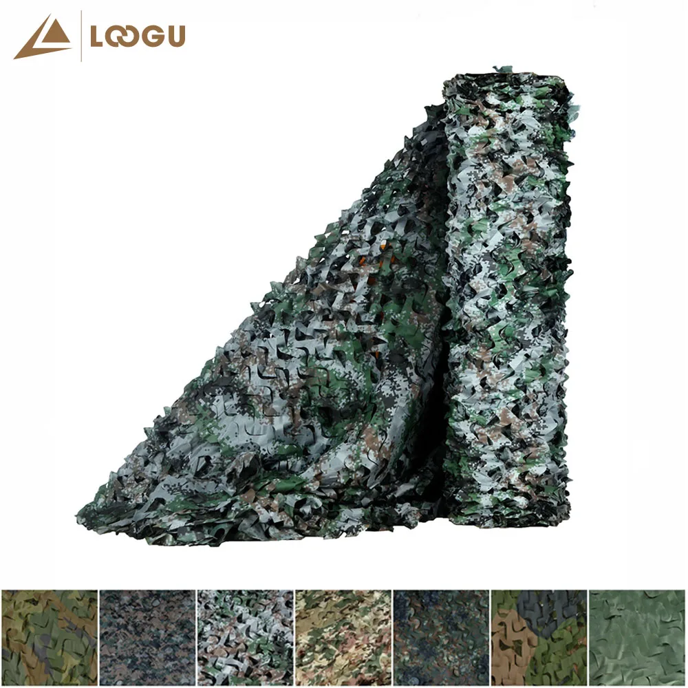

LOOGU E 10 м * 1,5 м тент для автомобиля от солнца камуфляжные сетки для леса без краев переплетная сетка джунгли украшения для вечеринки