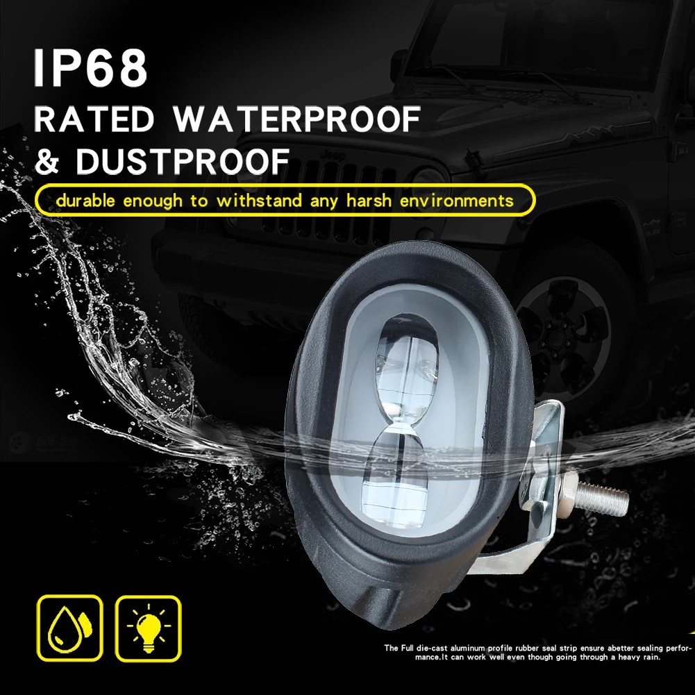 Новый 20 W 12 V Светодиодный свет наводнение лампа вождения Offroad светодиодный работы