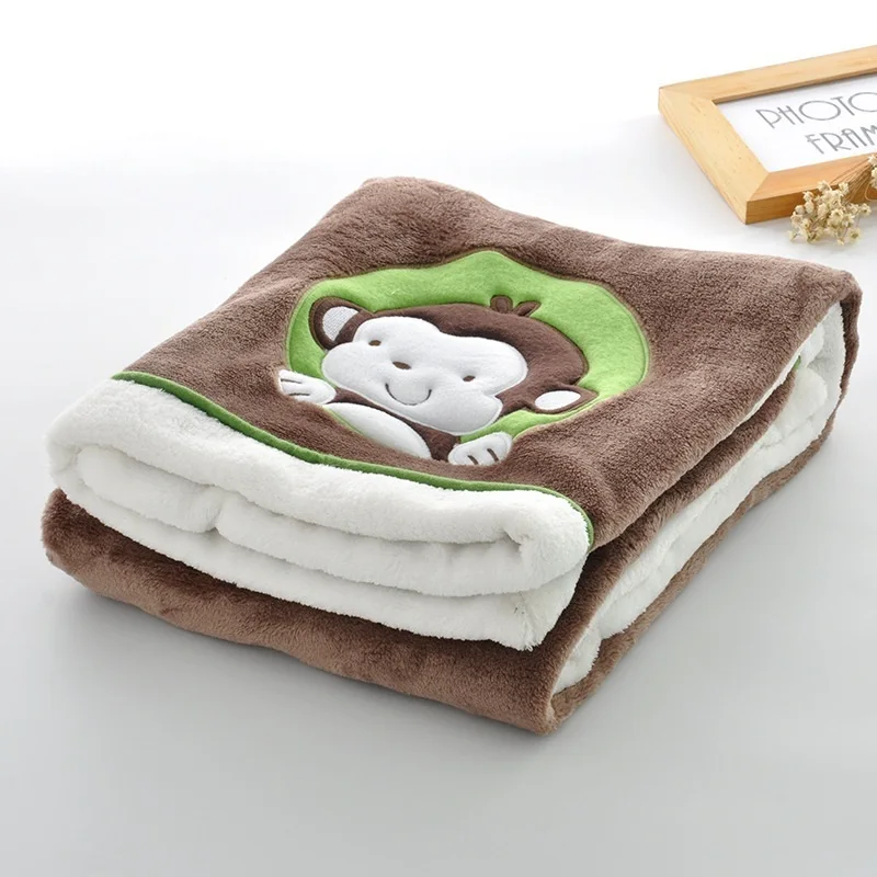18 Styles Baby Blanket Thermal Fleece Cobertor Infantil Swaddle Nap Receiving Stroller Wrap Newborn Baby Bedding Bebe Blankets