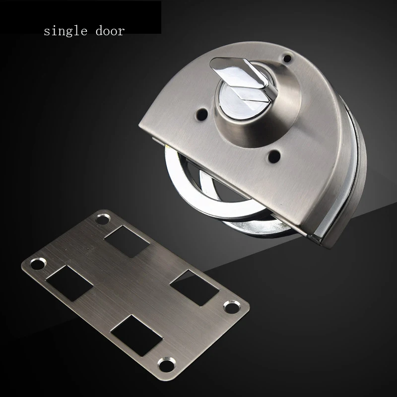 Стеклянные дверные замки одинарные/двойные двери без необходимости пробойник из