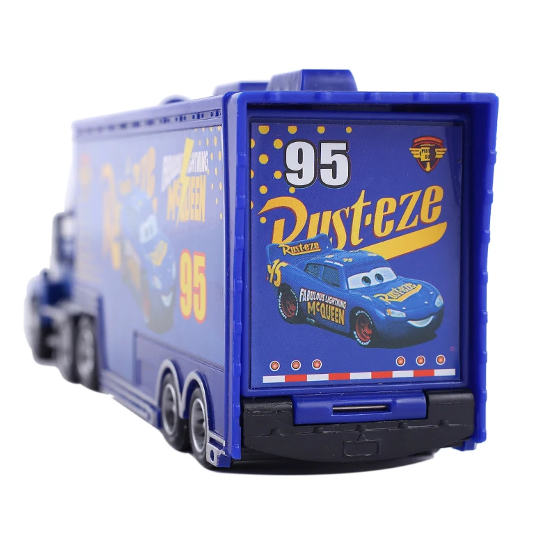Автомобили disney Pixar Cars 2 3 Молния Маккуин Мак дядя грузовик мисс оладьи 1:55 литья под давлением металлическая машина модель детская игрушка, подарок