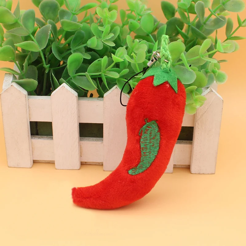 10 см Плюшевые игрушки фрукты и овощи маленький кулон подарок Рождественский для