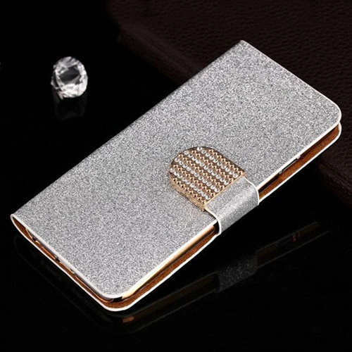 Silver With Do Блестящий чехол для телефона, чехол Fundas для samsung Galaxy Note 5 4 3 2 Neo Lite, флип-чехол s A8 A7 A5 A3 - Цвет: Silver With Do