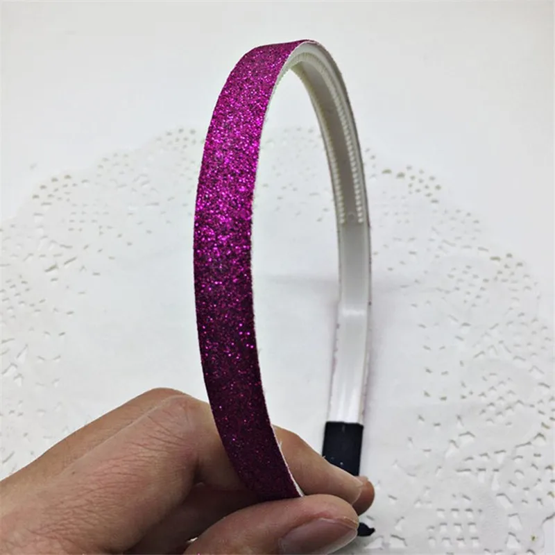 5 шт./лот модные маленькие девочки DIY обручи для волос 1 см повязки для волос блестящие Позолоченные повязки для волос с зубами Детские аксессуары для волос акрил