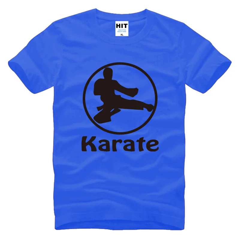 Каратэ группового обучения новейшие мужские повседневных футболок с коротким
