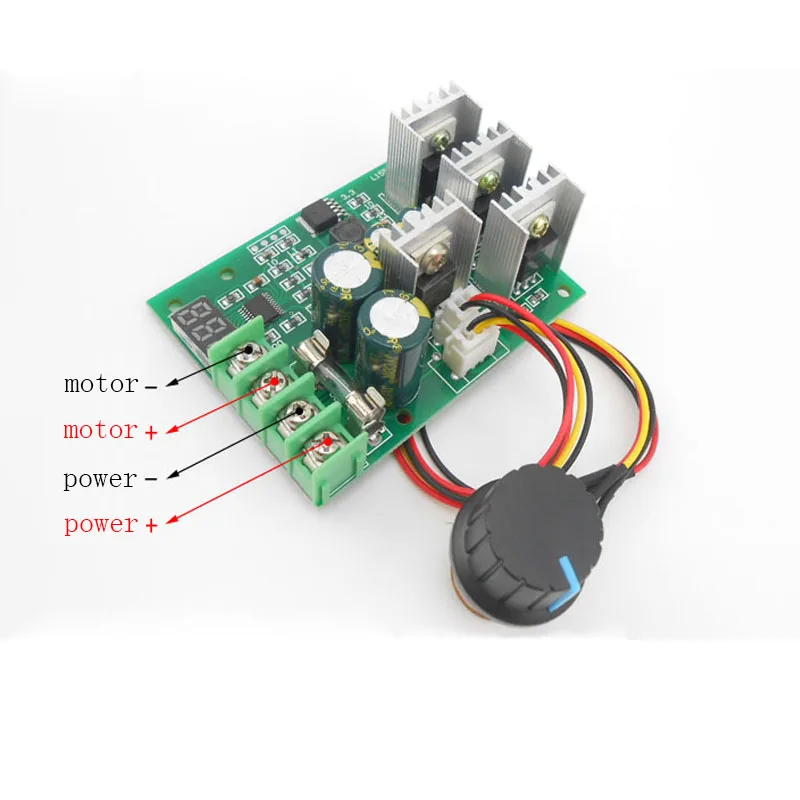 Motor Tachometer Digital Display PWM DC Speed Controller Drive Module 6V12V24V36V48V60V | Обустройство дома