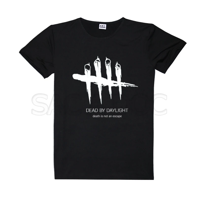 Мужская и женская светящаяся футболка Dead By Daylight высококачественные футболки для мальчиков и девочек, летняя Милая одежда Повседневная хлопковая футболка с короткими рукавами