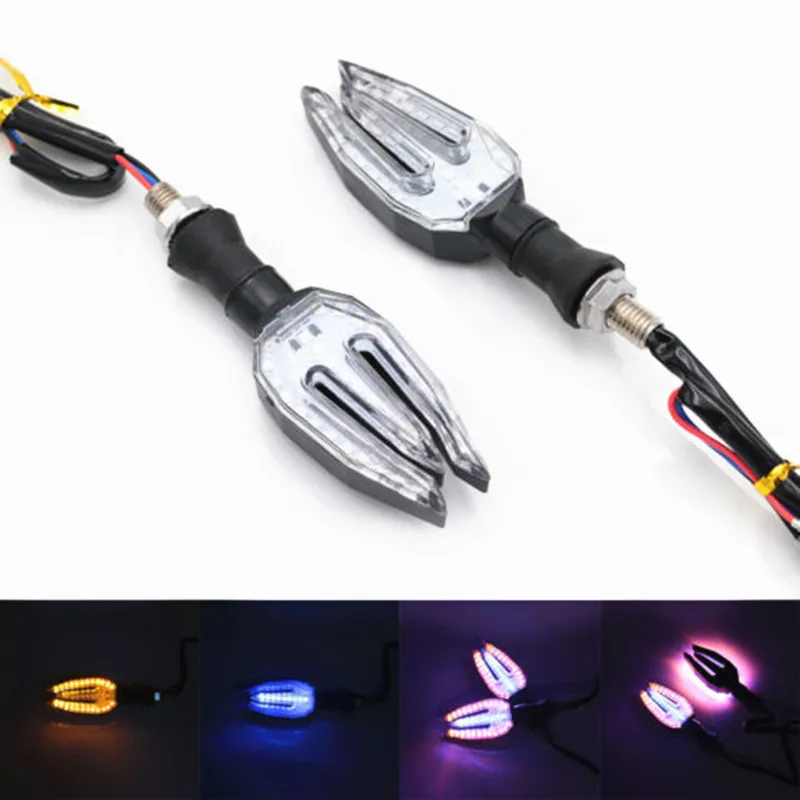 СВЕТОДИОДНЫЕ указатели поворота для мотоциклов лампа Suzuki Honda Kawasaki Old School Cruiser Chopper