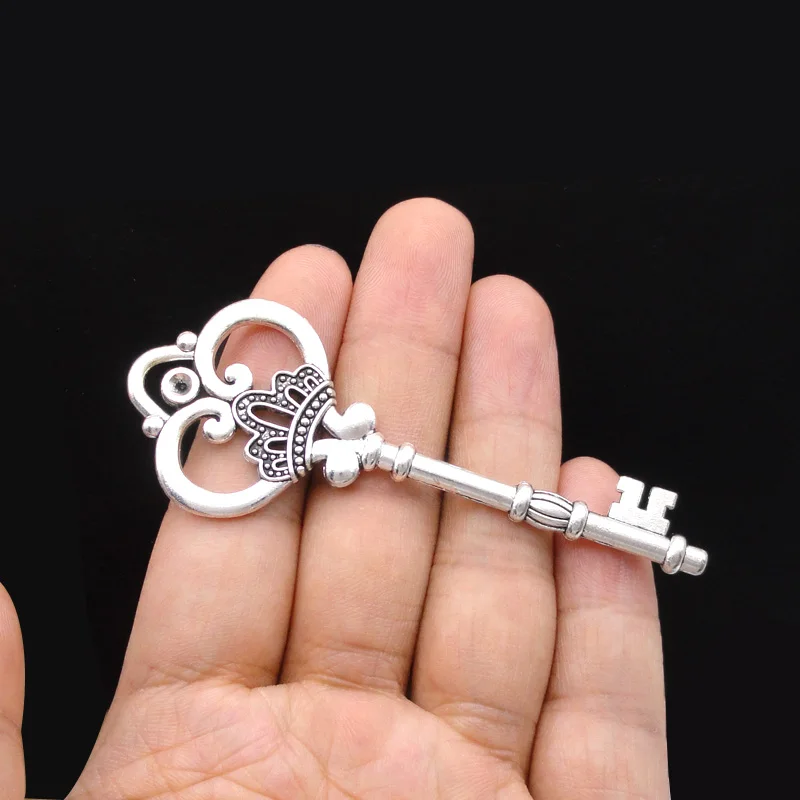 Подвески в виде ключа 3 шт. Подвеска большого из античного серебра/бронзы товары