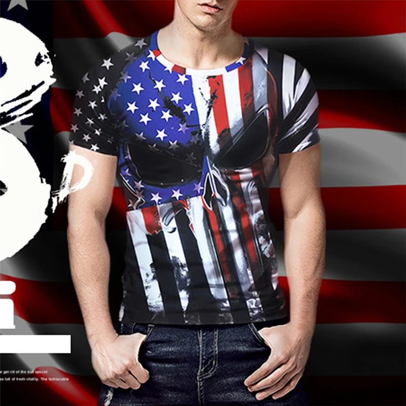 Новинка 2019 Спортивная футболка для мужчин с драконом фитнеса бега спортивная