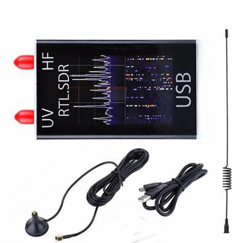 Любительский радиоприемник 100 кГц 1 7 ГГц полный диапазон UV HF RTL SDR USB тюнер приемник