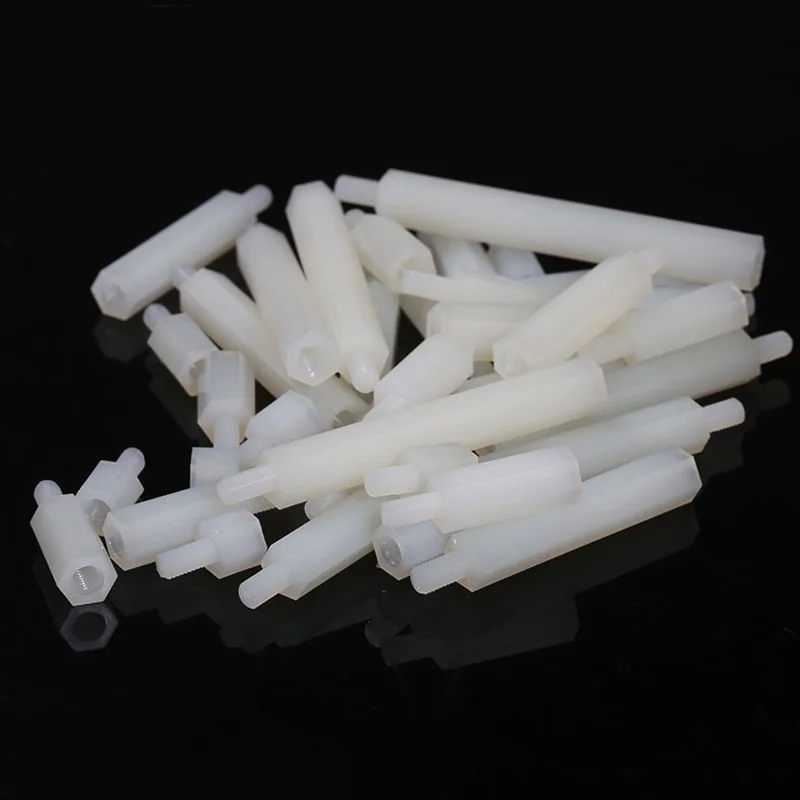 10PCS M2*5/6/8 .. 20 Шестигранная нейлоновая колонна/одноголовая Изолированная
