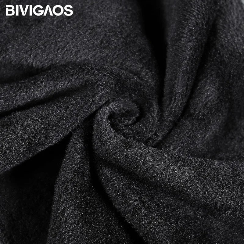 BIVIGAOS Новинка Модный сезон осень зима плотные бархатные черные брюки карандаш