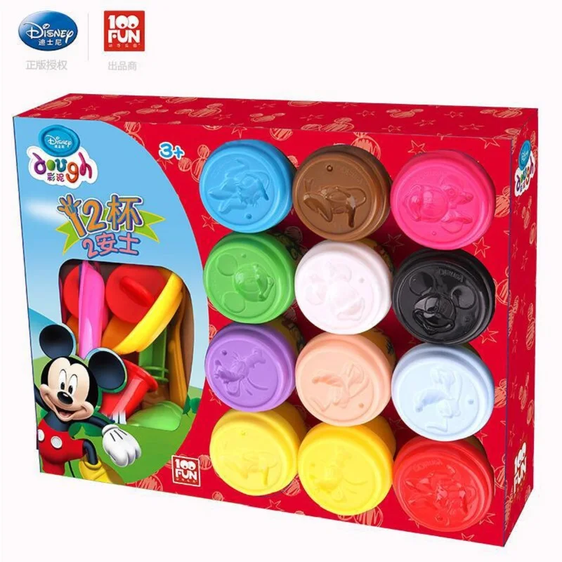 Игрушки Дисней для детей мягкие шармы слайма 24 комплекта воздушно сухая глина