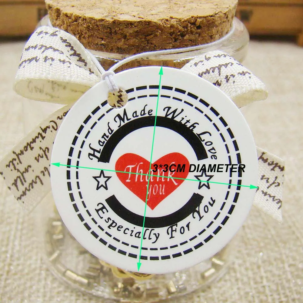 Оптовая продажа 3x3 см белые/крафт прейскуранты ручная работа подарочные бирки с