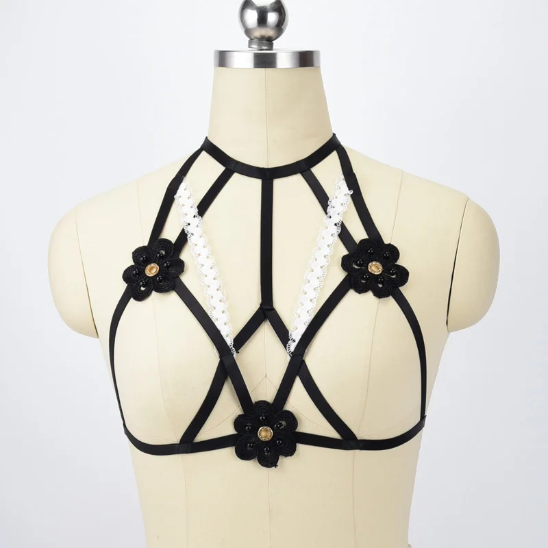 Женский бюстгальтер в готическом стиле Harnas|body harness|harness braharnas woman |