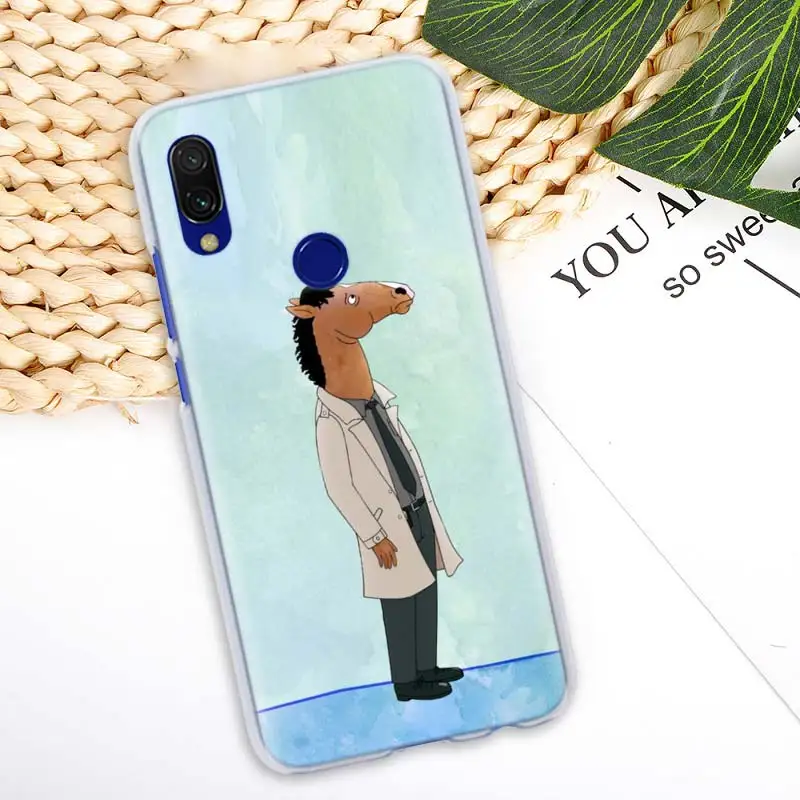 Конь БоДжек лошадь чехол для Xiaomi Redmi Note 5 6 7 Pro 4X7 6 6A 5 плюс 5A S2 GO Pocophone F1 Футляр для телефона