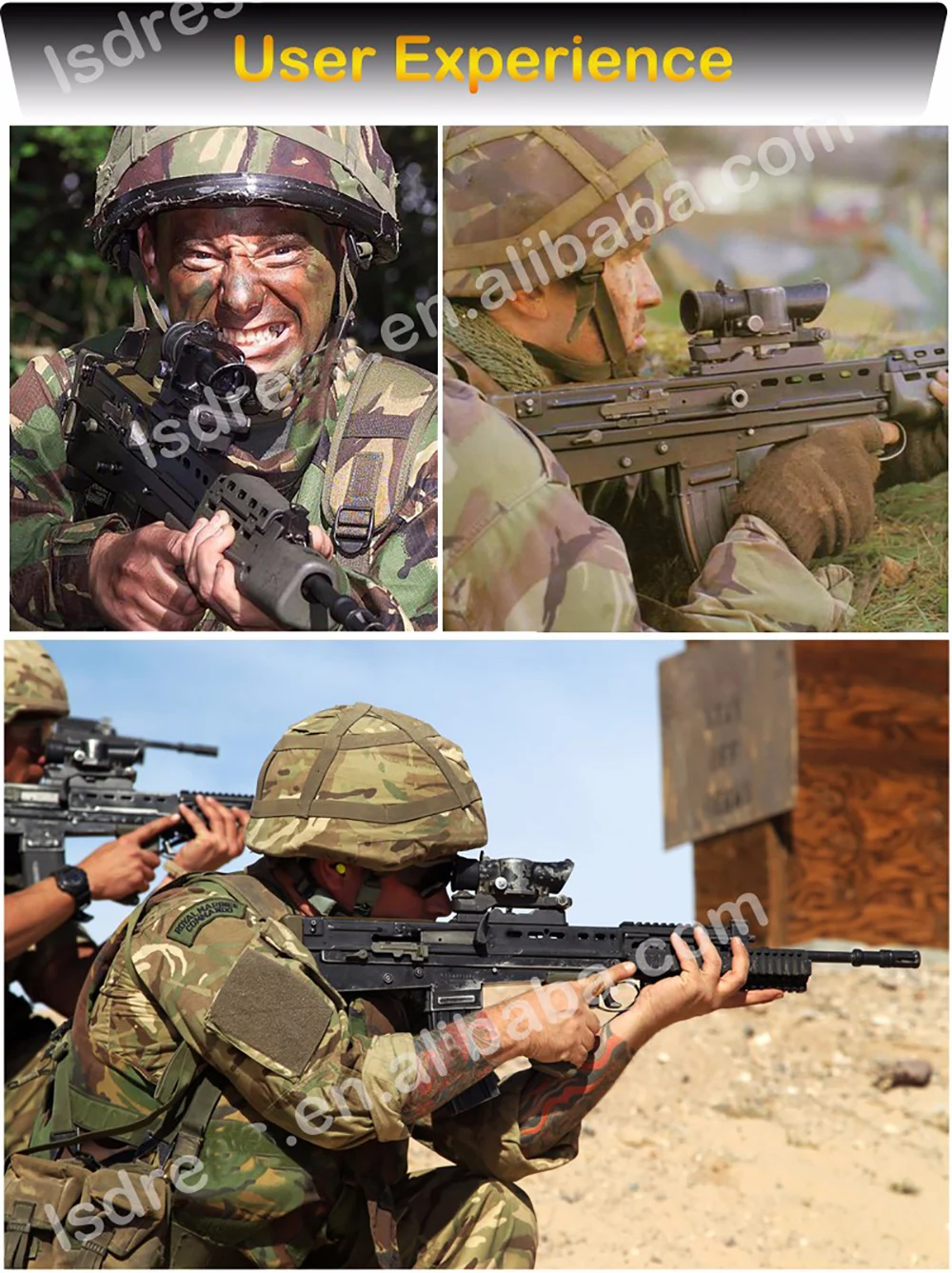 WIPSON L85 SUSAT Iron 4x32 оптический прицел ружье прицел быстрого отсоединения для страйкбола ткач крепление WP3038