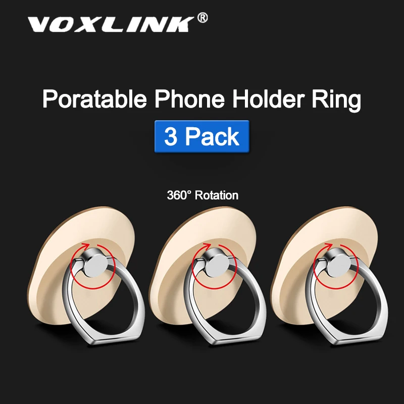 VOXLINK 3 упаковки тонкий и легкий держатель для телефона крепление iPhone x 9 8 Xiaomi Samsung