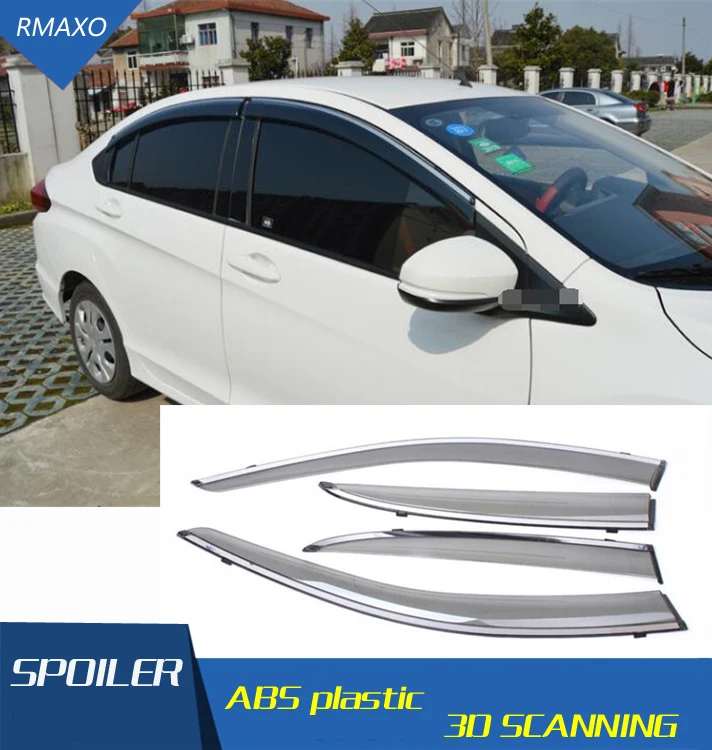 Для окна Honda CITY козырек вентиляционных оттенков защита от солнца и дождя для