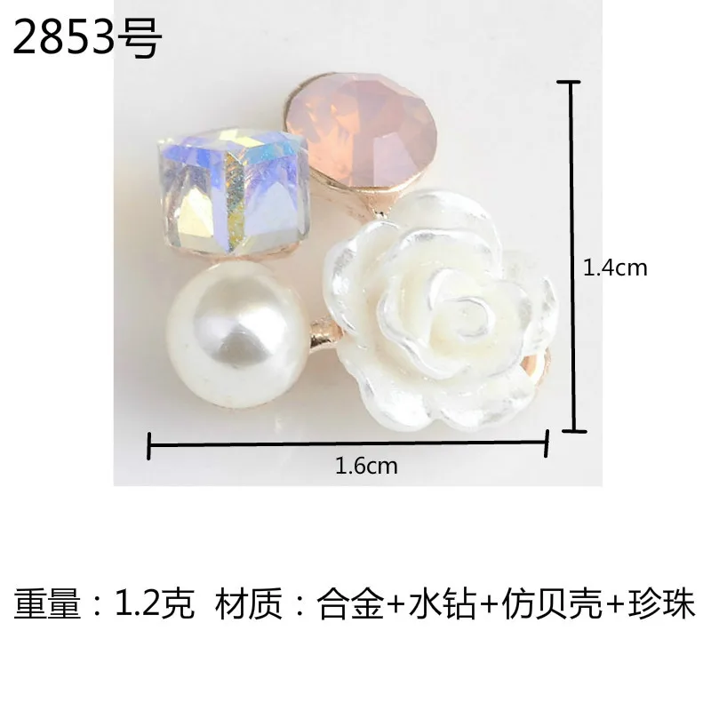 50 шт. новые ювелирные украшения подвески золотого цвета сплав хрустальные для