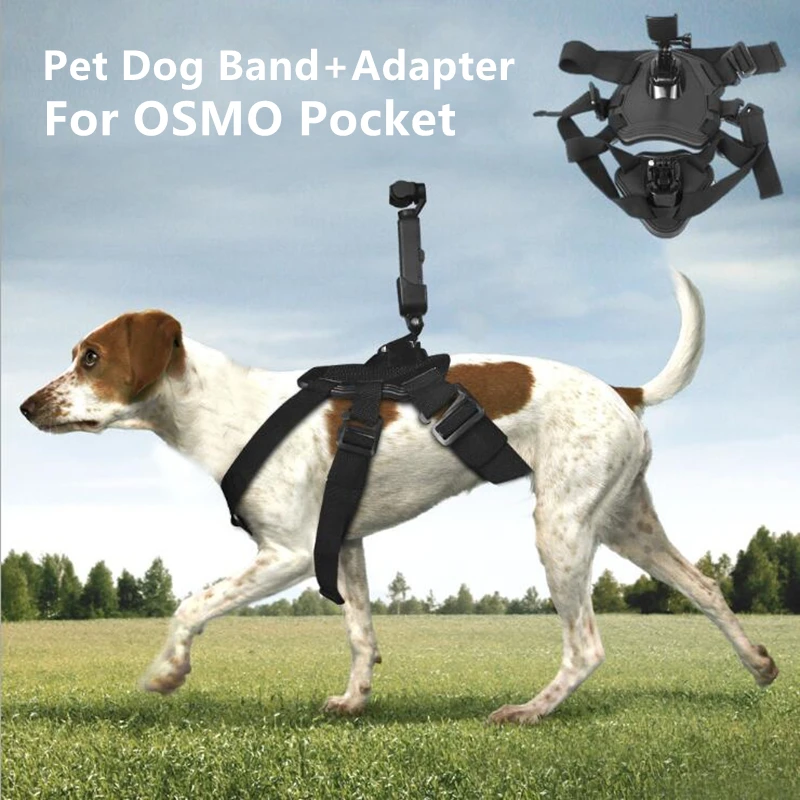 OSMO Карманный DJI адаптер ремень эластичный нагрудный для собаки Pet FPV жгут задний