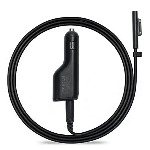 48 W 12 V 3.6A автомобильное зарядное устройство для microsoft Surface Pro/Pro 2 Surface RT/RT 2 Windows 8 AC адаптер питания с USB 2,0 портом 5 V 2.4A