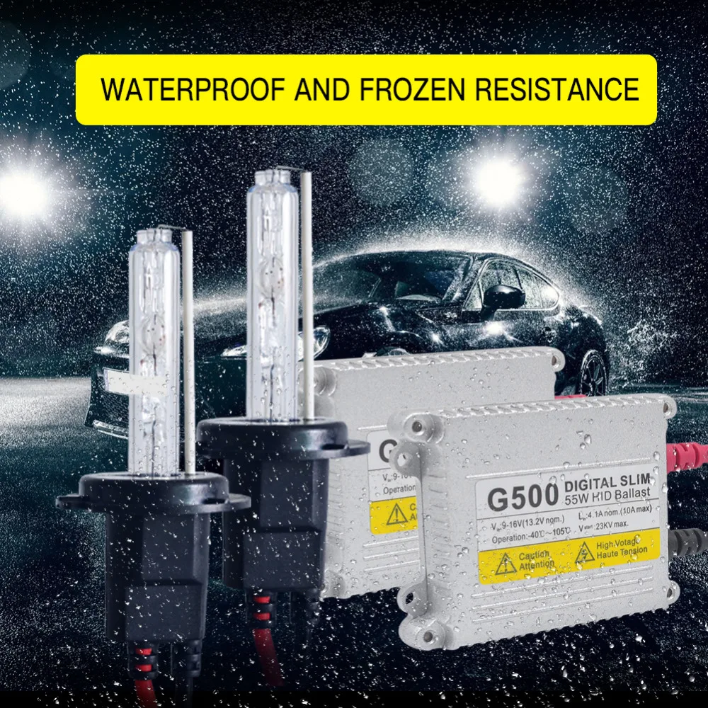1 комплект Xenon H7 спрятанный 55 W H1 H3 H4 H8 H10 H11 881 H27 HB3 9005 HB4 9006 D2S автомобиля ксеноновый