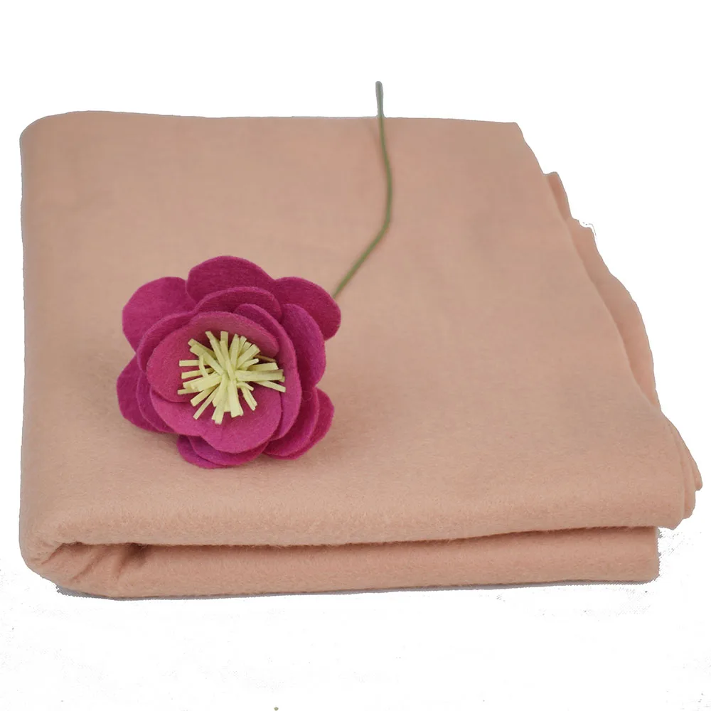 XH33 PINK 90X91 см толщина 1,4 мм кожа розовый мягкий фетр ткань нетканый игла vilt ручной работы кукла лицо мануалидады diy feutrine - Цвет: XH33 PINK