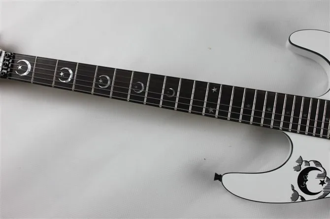 Custom shop KH 2 ouija электрическая гитара белая KSG kirk hammett signature Бесплатная доставка Луна