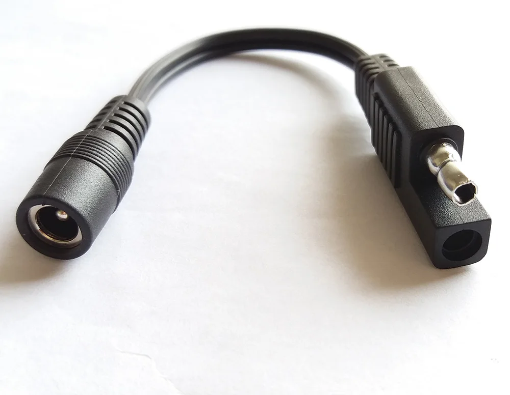 Переходник SAE на DC5 5 х2 1 мм 10 А/SPT1/18AWG Удлинительный кабель с медным шнуром для